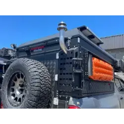 Plaque support d'accessoire Molle à droite pour cheminée pour hardtop camper avec Alu-Cab